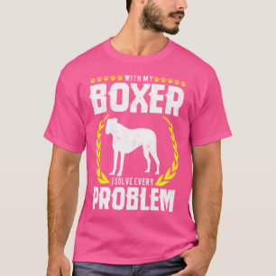 Camiseta Boxer Perro Mujeres Perro Mamá Por Perro