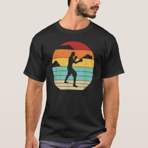 Camiseta Boxer profesional retro Muay Thai Kickboxer Fan B