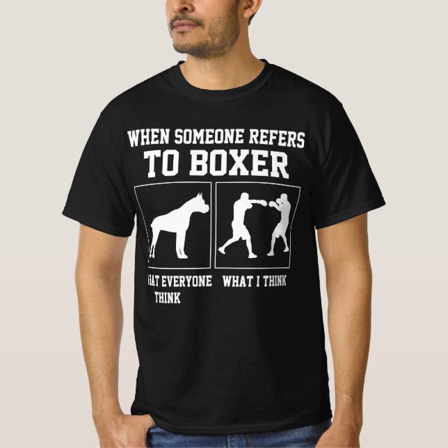 Camiseta Boxer Puns Boxeador Humor De Boxeo Gracioso Boxead (Anverso)