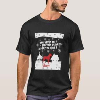 Camiseta Boxer que necesita una manta eléctrica - Navidades