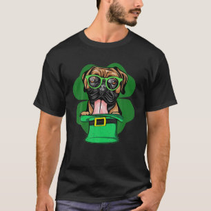 Camiseta Boxer Shamrock Irish St Patricks Day Niños pequeño