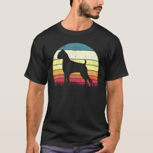 Camiseta Boxer Silhouette Sunset Animal Dog
