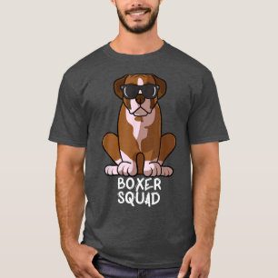 Camiseta Boxer Squad Dog Mom Dog Dad Sungafas T-Shirt