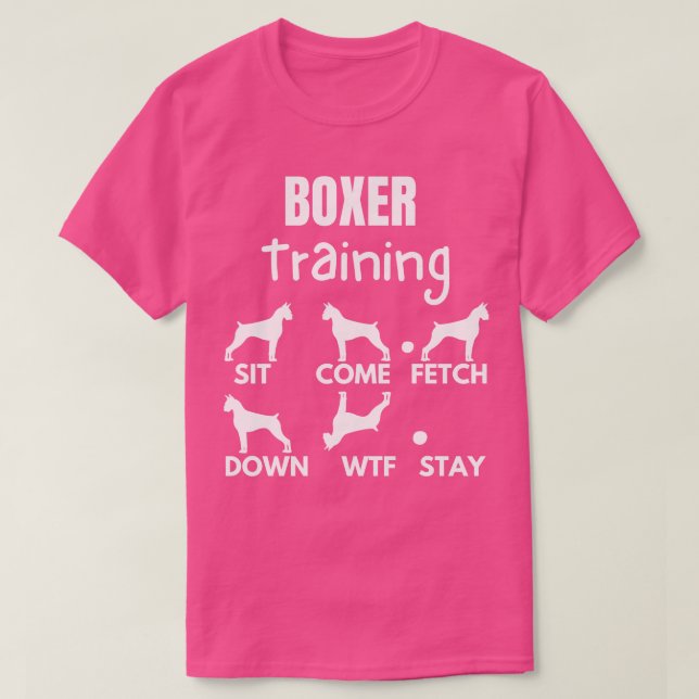Camiseta Boxer Training Boxer Tricks (Diseño del anverso)