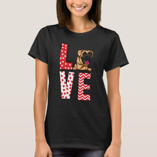 Camiseta Boxer Valentines Day Love Valentine Cute Hearts