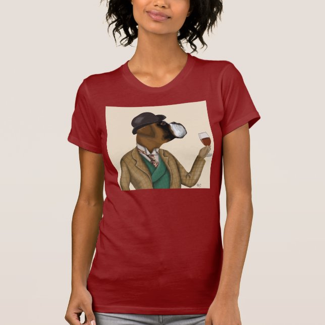 Camiseta Boxer Wine Snob (Anverso)