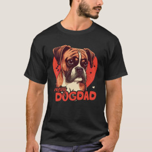 Camiseta Boxerdog Con Decoración De Corazón Asombrosa Dogda