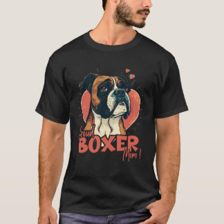 Camiseta Boxerdog with heartdecoration Proud Boxermom