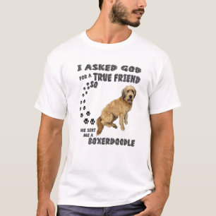 Camiseta Boxerdoodle Cita A Mamá, Papel De Boxerpoo, Boxer 