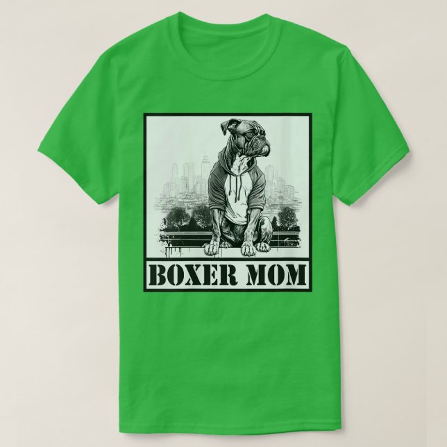 Camiseta Boxers Boxer Dog Design Boxer Mom Retro Bo (Diseño del anverso)