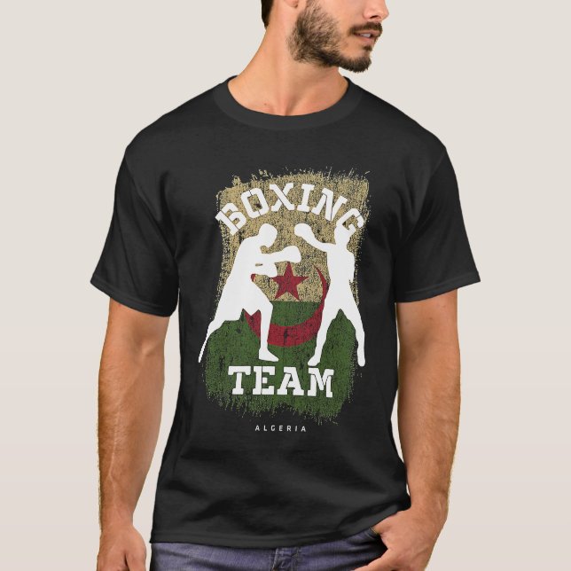 Camiseta Boxing Algeria Combat Sports Fighter Boxing (Anverso)
