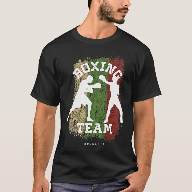 Camiseta Boxing Bulgaria Combat Sports Fighter Boxing (Anverso)
