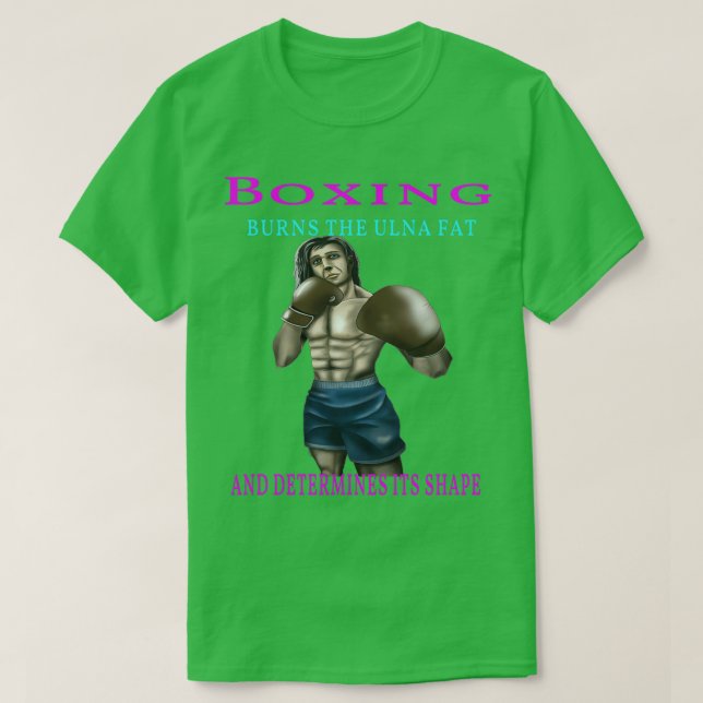 Camiseta Boxing buns el fatand de ulna determina su forma (Diseño del anverso)