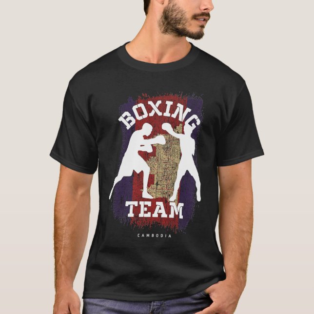 Camiseta Boxing Cambodia Combat Sports Fighter Boxing (Anverso)