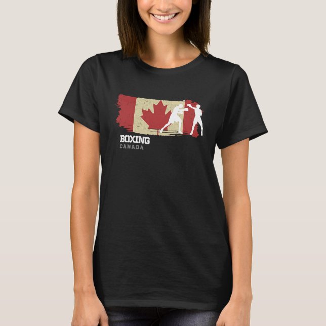 Camiseta Boxing Canada Combat Sports Fighter Boxing (Anverso)