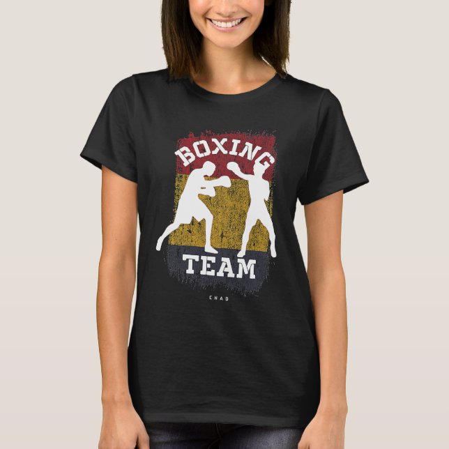 Camiseta Boxing Chad Combat Sports Fighter Boxing (Anverso)
