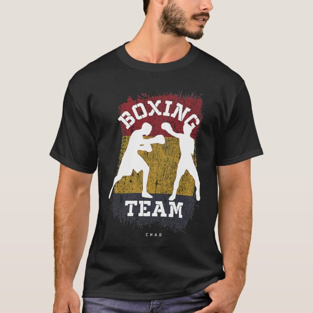 Camiseta Boxing Chad Combat Sports Fighter Boxing (Anverso)