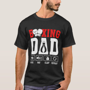Camiseta Boxing Dad Drive Pay Clap Boxing Father