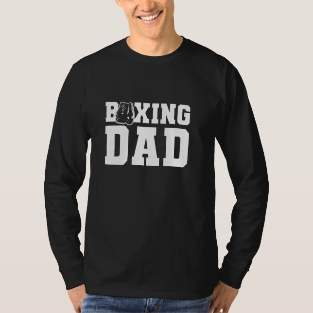 Camiseta Boxing Dad Figher Jab Cross Hook Boxing Guantes Bo (Anverso)