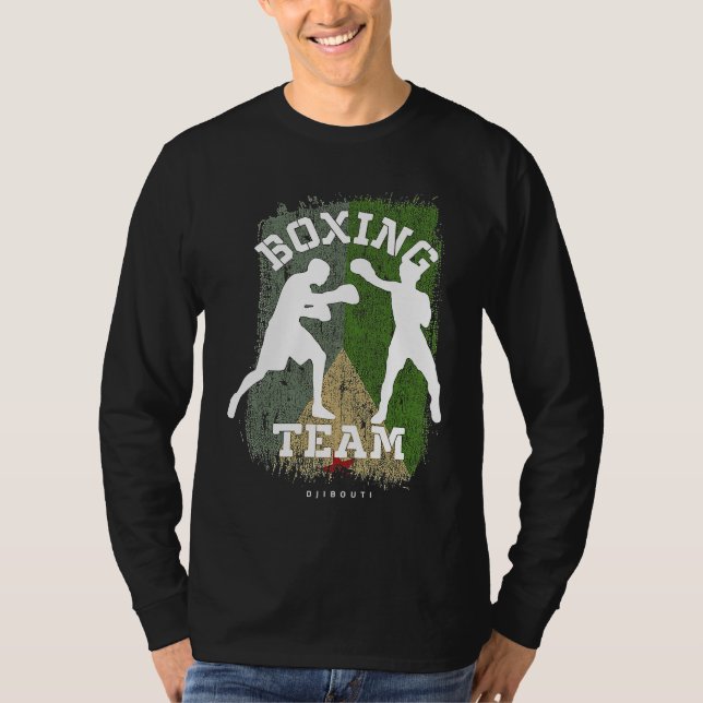 Camiseta Boxing Djibouti Combat Sports Fighter Boxing (Anverso)