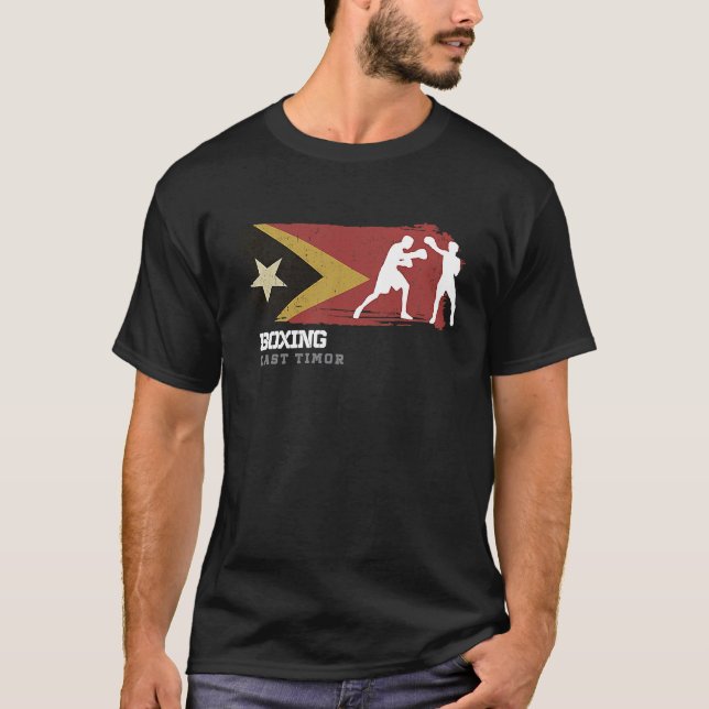 Camiseta Boxing East Timor Combat Sports Fighter Boxing (Anverso)