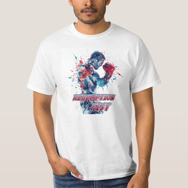 Camiseta Boxing Fans Graphic and Text (Anverso)