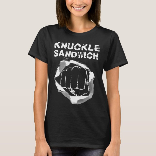 Camiseta Boxing Fist Punch Knuckle Sandwich Boxer (Anverso)