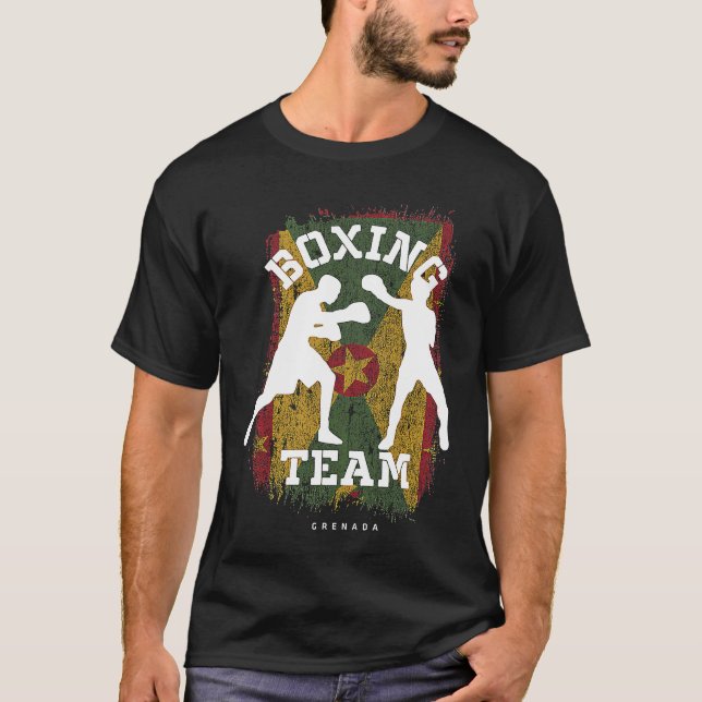 Camiseta Boxing Grenada Combat Sports Fighter Boxing (Anverso)
