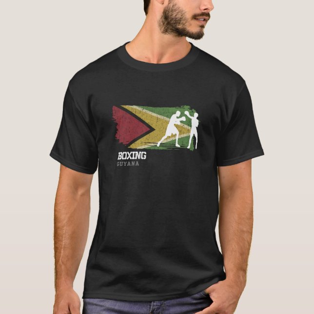 Camiseta Boxing Guyana Combat Sports Fighter Boxing  1 (Anverso)