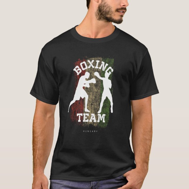 Camiseta Boxing Hungary Combat Sports Fighter Boxing (Anverso)