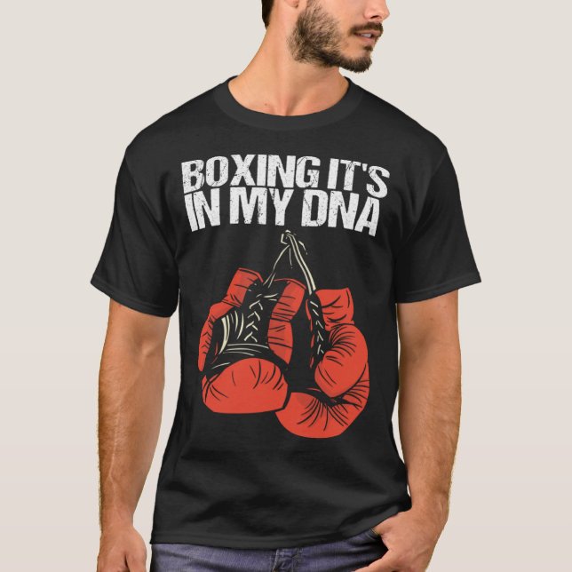 Camiseta Boxing It s In My DNA  Boxing (Anverso)