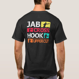 Camiseta Boxing Jab Cross Hook Uppercut Boxer Coach Figher