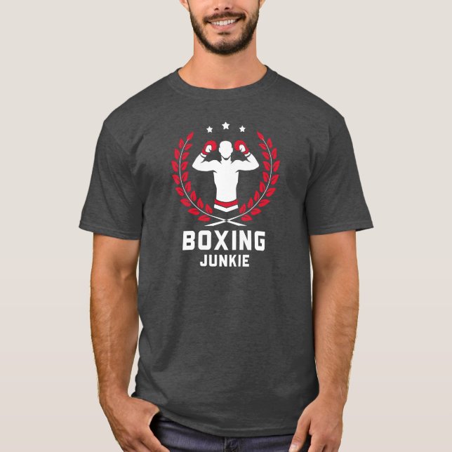 Camiseta Boxing Junkie Dark (Anverso)