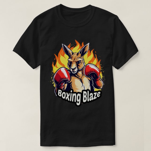 Camiseta Boxing Kangaroo Boxing Blaze (Diseño del anverso)