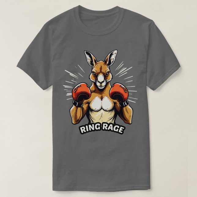 Camiseta Boxing Kangaroo Ring (Diseño del anverso)