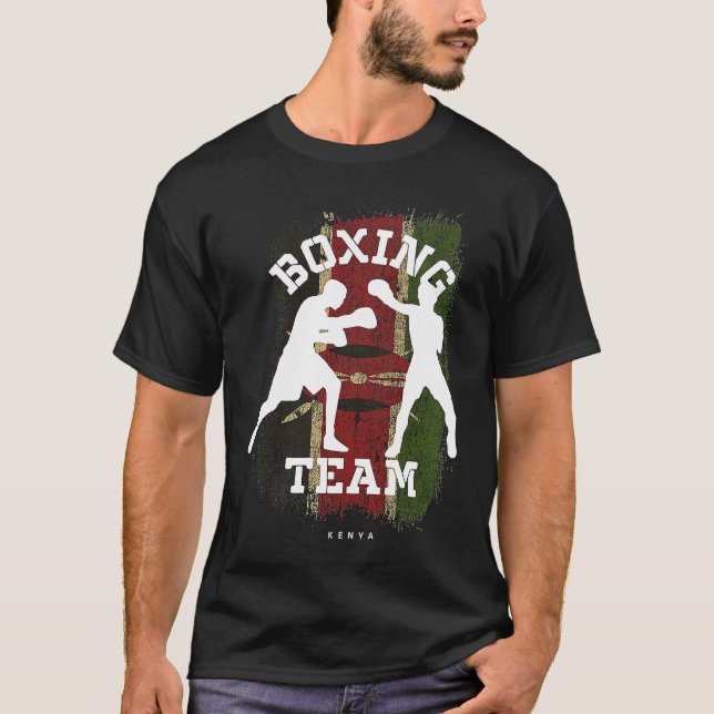 Camiseta Boxing Kenya Combat Sports Fighter Boxing (Anverso)