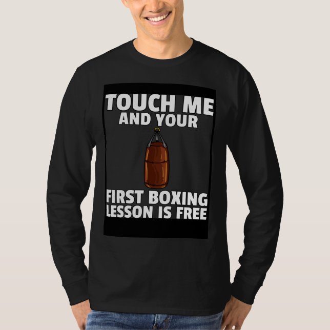 Camiseta Boxing Kickboxing  For Boxer Fighter (Anverso)