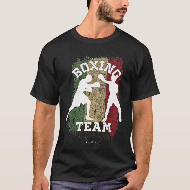 Camiseta Boxing Kuwait Combat Sports Fighter Boxing (Anverso)