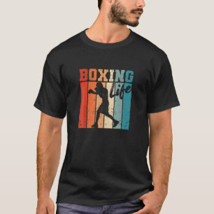 Camiseta Boxing Life Funny Boxer Martial Artig Vintage Fig