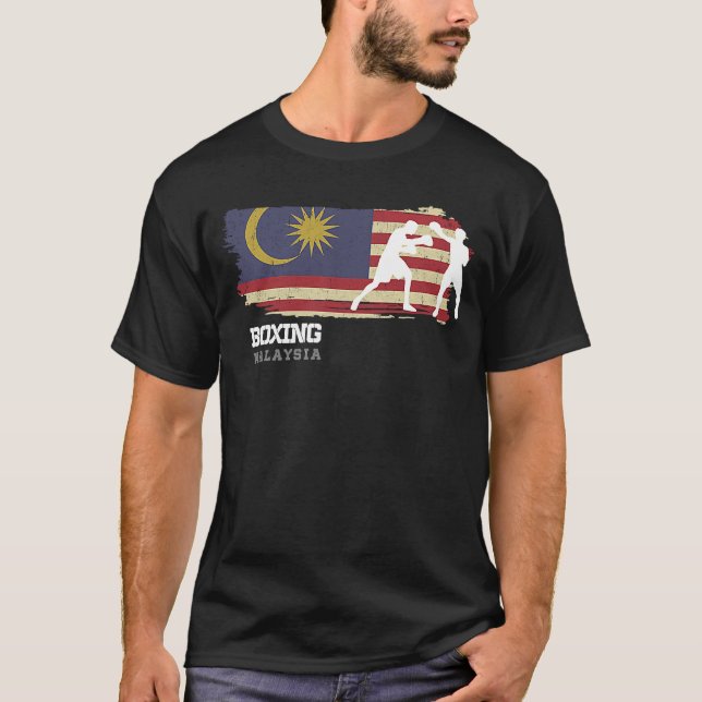 Camiseta Boxing Malaysia Combat Sports Fighter Boxing (Anverso)