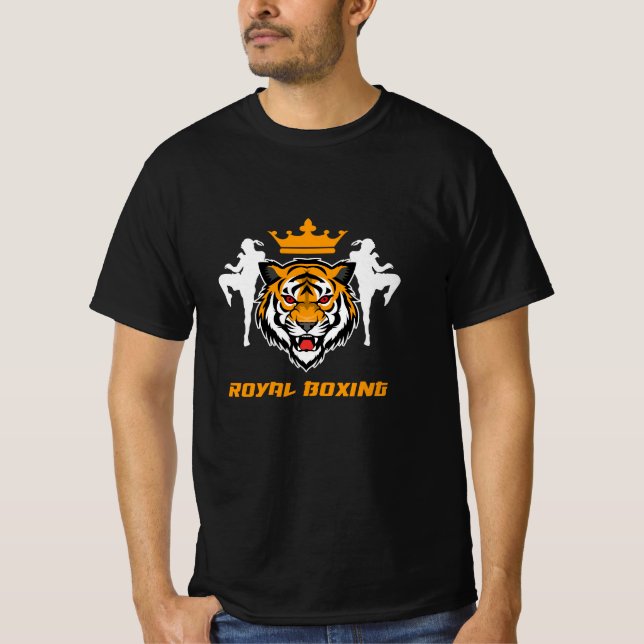 Camiseta Boxing Muay Thai Tiger Fighter (Anverso)