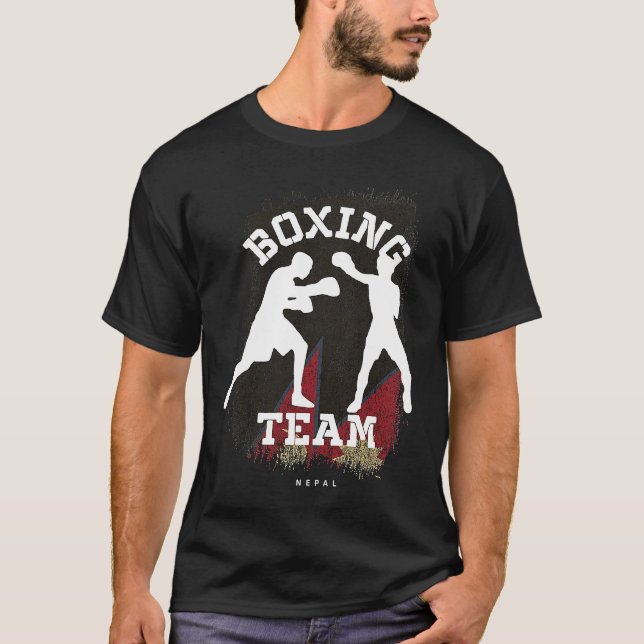Camiseta Boxing Nepal Combat Sports Fighter Boxing (Anverso)