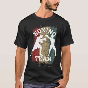 Camiseta Boxing Países Bajos Combate el Boxeo Deportivo