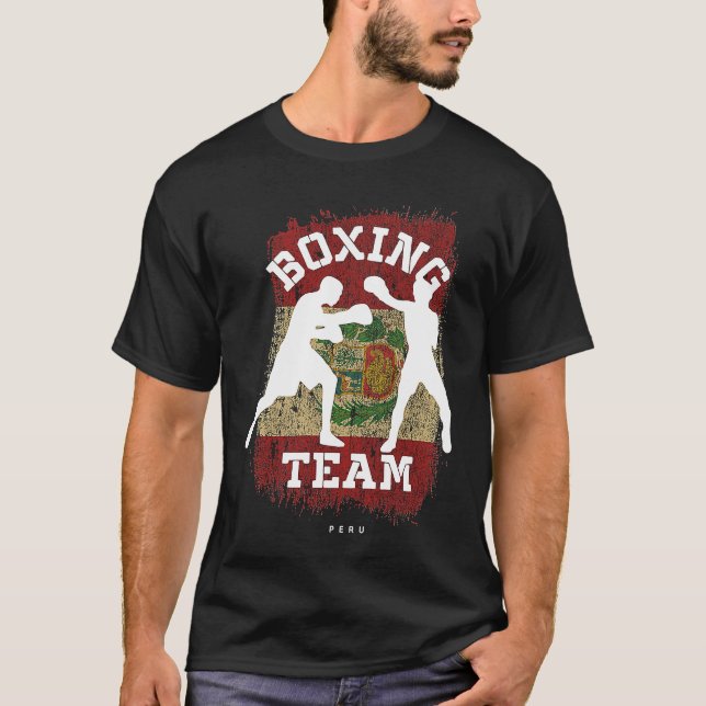 Camiseta Boxing Peru Combat Sports Fighter Boxing (Anverso)