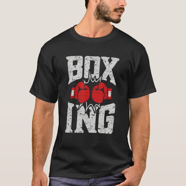 Camiseta Boxing Punch Belt Boxer Trainer Coach (Anverso)