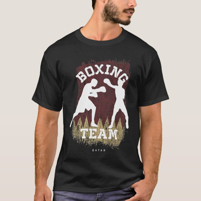 Camiseta Boxing Qatar Combat Sports Fighter Boxing (Anverso)