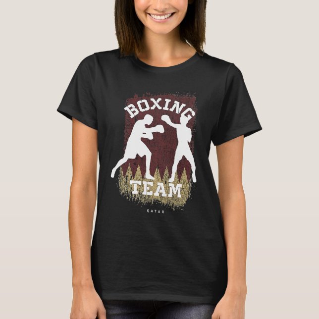 Camiseta Boxing Qatar Combat Sports Fighter Boxing (Anverso)