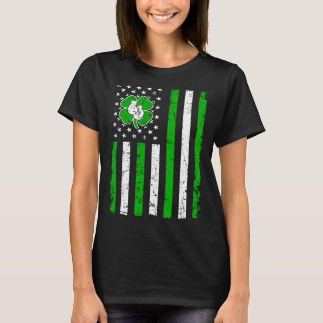 Camiseta Boxing Retro St Patricks Day Irish Sport American  (Anverso)