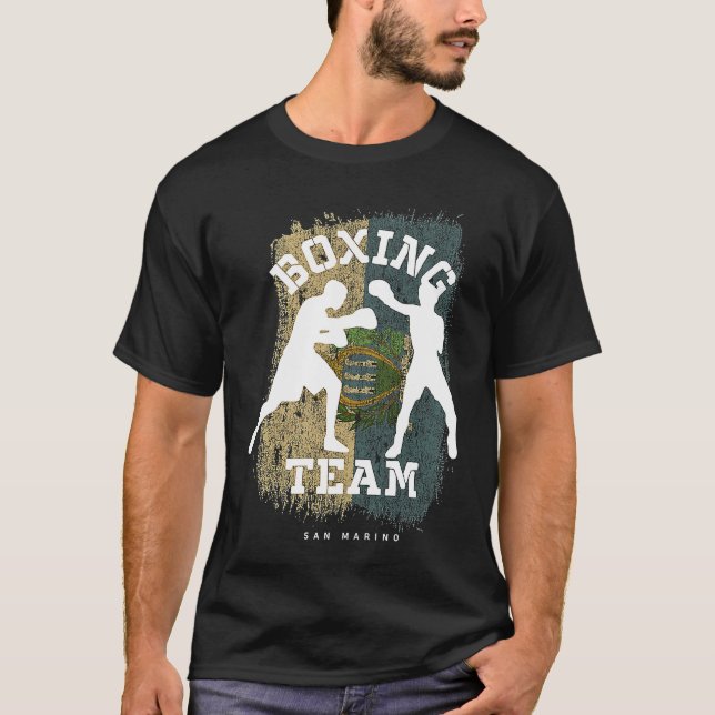 Camiseta Boxing San Marino Combat Sports Fighter Boxing (Anverso)