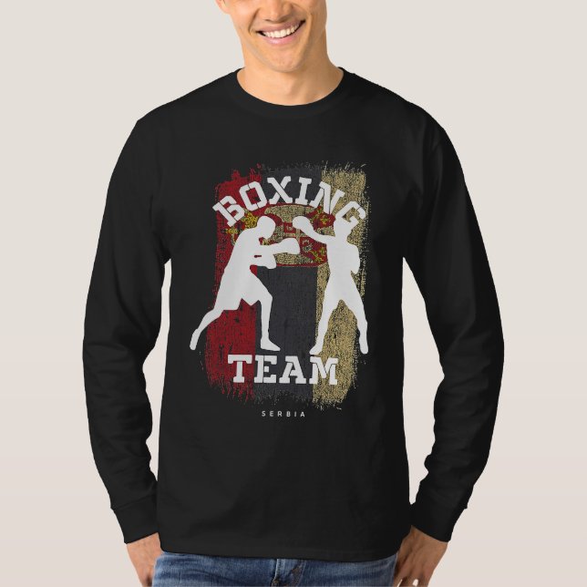 Camiseta Boxing Serbia Combat Sports Fighter Boxing (Anverso)